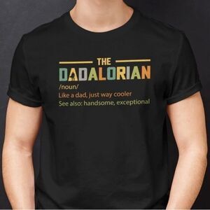 NEW Mens Dadalorian T-shirt - “Like a dad, just way cooler” - Sz. S - NWT